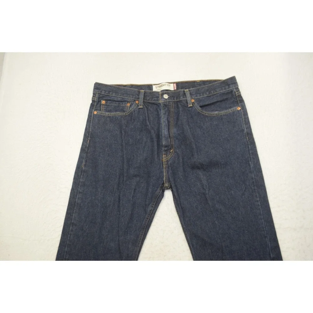 Levi's 505 Regular‎ Straight Fit Denim Blue Jeans Mens Size 40 x 30